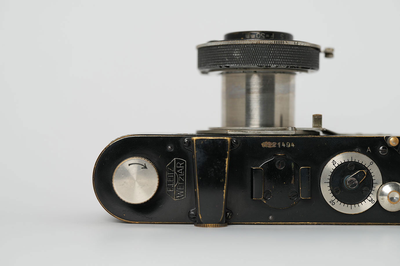 Leica Type I f3.5/50mm Ring Compur トップアップ左
