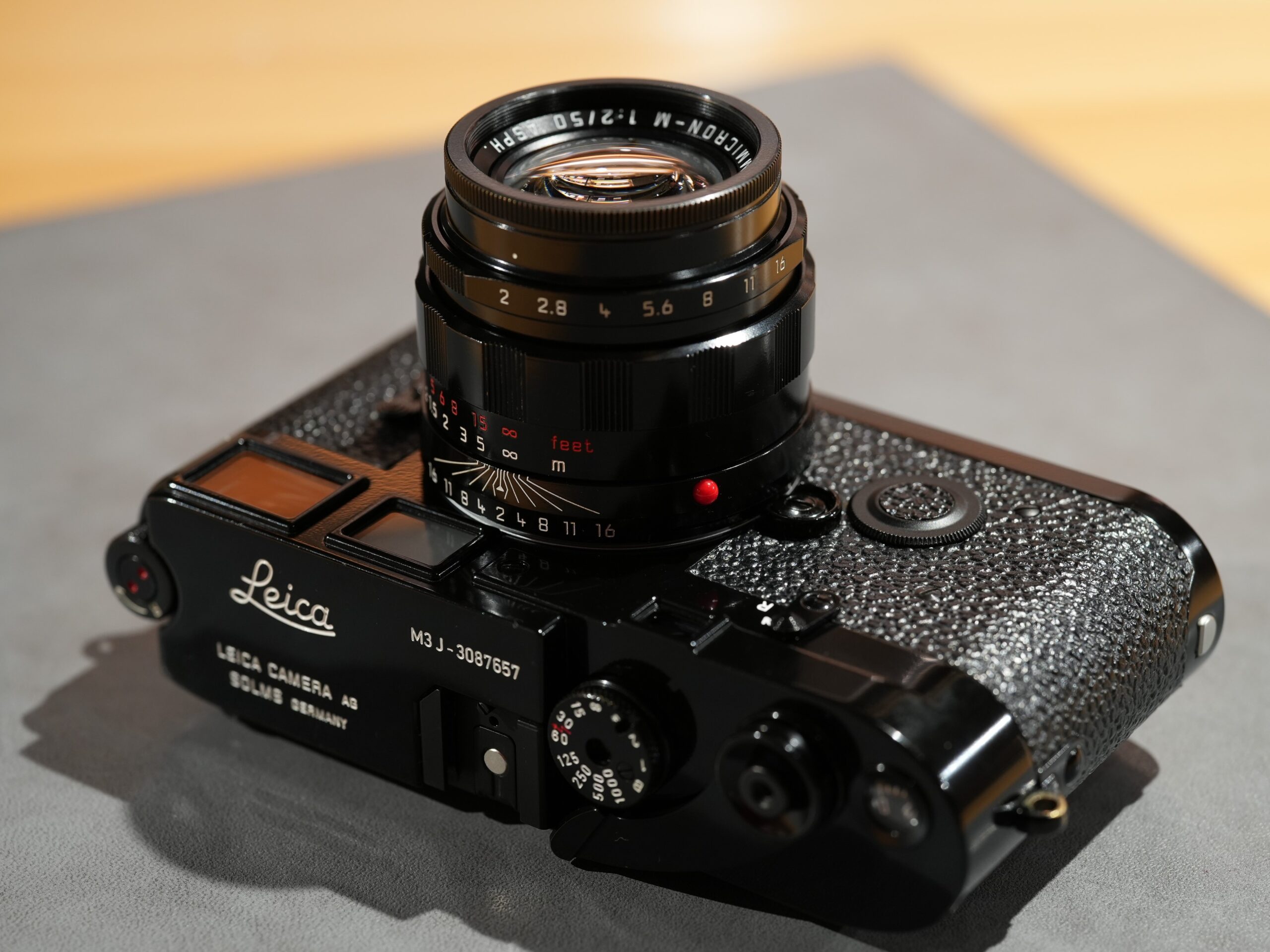 ライカM3J　アポ・ズミクロンM f2/50mm ASPH.LHSA特別限定モデルの写真
