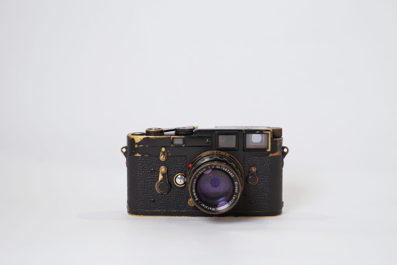 LeicaM3BlackPaintBlack Counterの正面