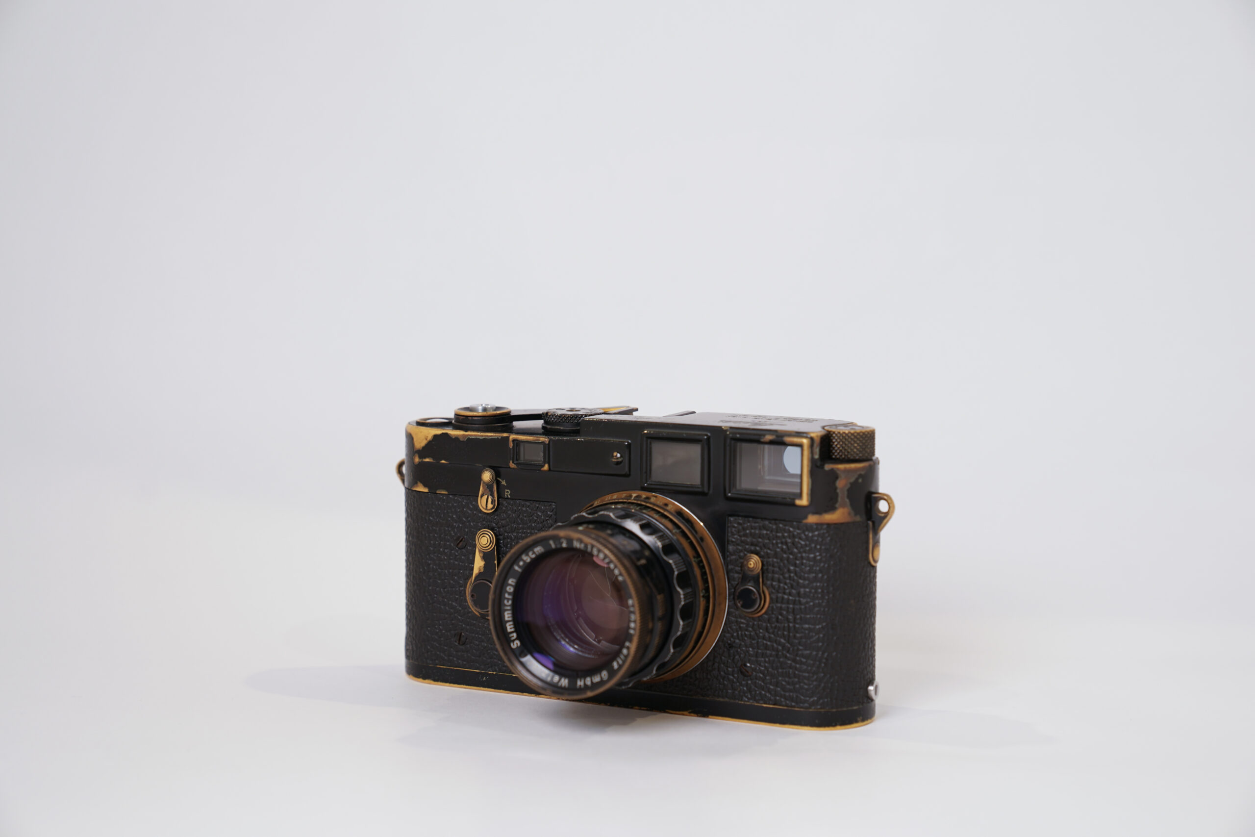LeicaM3BlackPaintブラックカウンター斜め