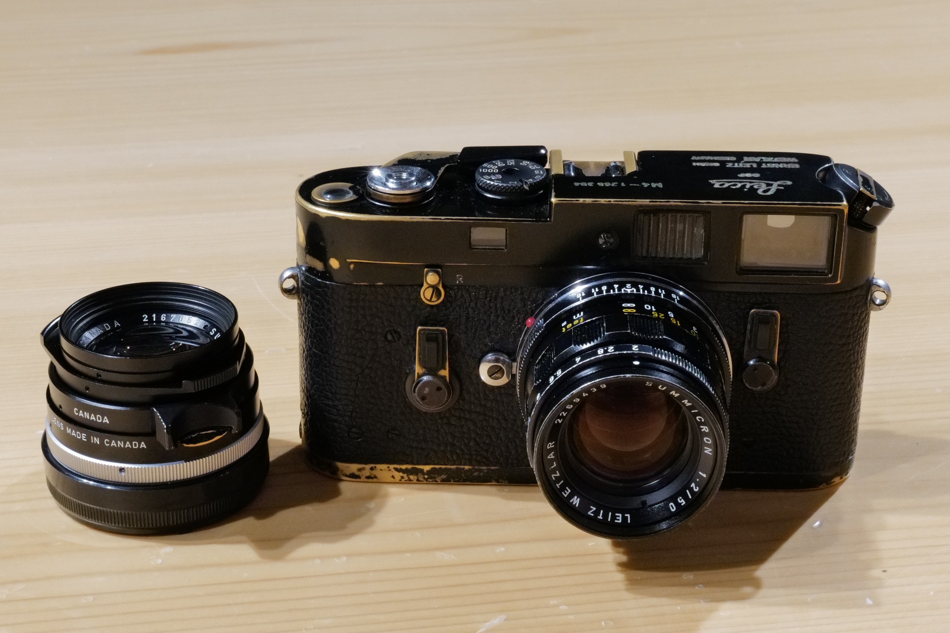 ライカ M4 ブラックペイント フォトグラファーセット