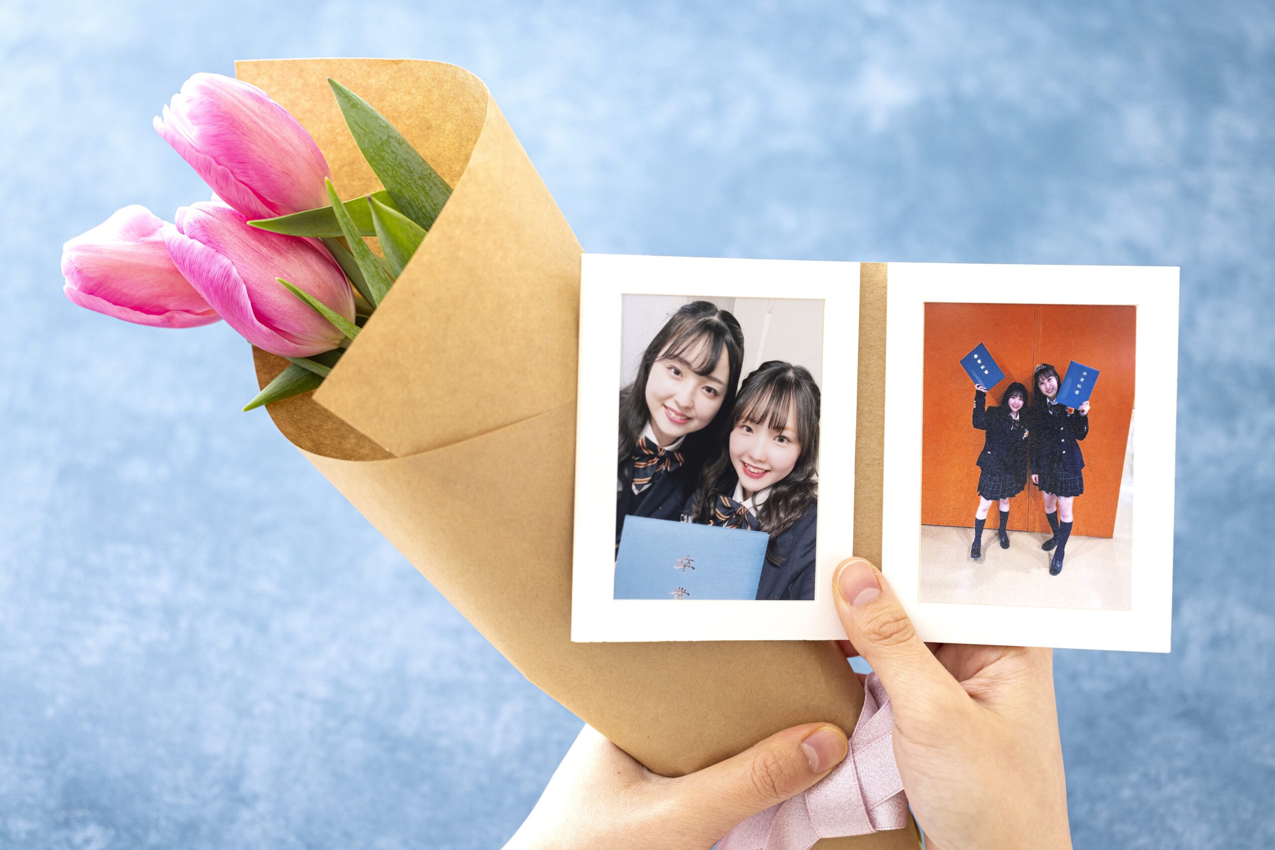 フォトフィーユをプレゼントに添えて